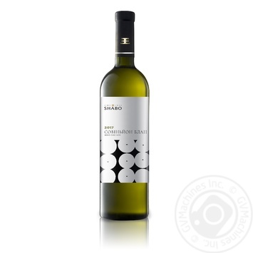 Wine Shabo Private import white dry 9.5-14% 750ml glass bottle Ukraine - buy, prices for MegaMarket - photo 1