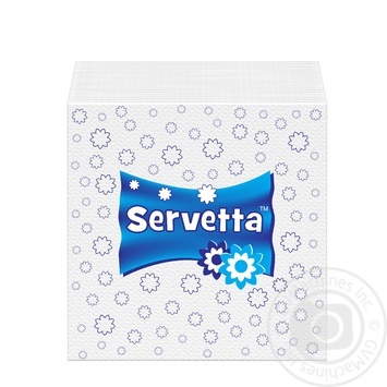 Servetta 1-Ply White Napkins 24х24см 85pcs - buy, prices for NOVUS - photo 1