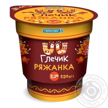 Ряженка Глечик 3,2% 320г купить, цены на МегаМаркет - фото 1