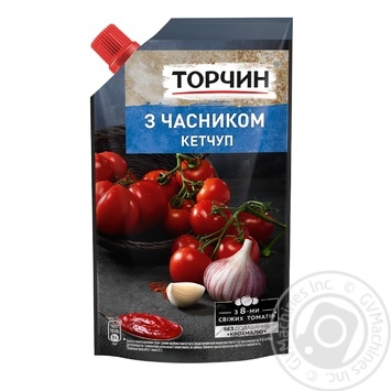 Кетчуп Торчин с чесноком 270г купить, цены на МегаМаркет - фото 1