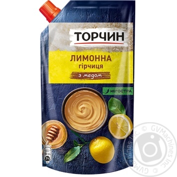 Горчица Торчин Лимонная с медом 115г купить, цены на МегаМаркет - фото 1
