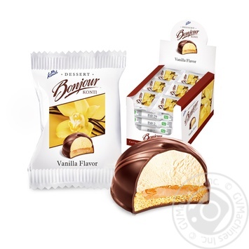 Dessert Konti Bonjour with vanilla 29g packaged - buy, prices for MegaMarket - photo 1