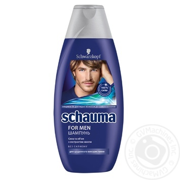 Шампунь Schwarzkopf Schauma For men с хмелем без силикона 400мл купить, цены на МегаМаркет - фото 2