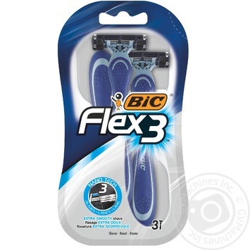 Бритва мужская BIC Flex 3 3шт купить, цены на МегаМаркет - фото 1