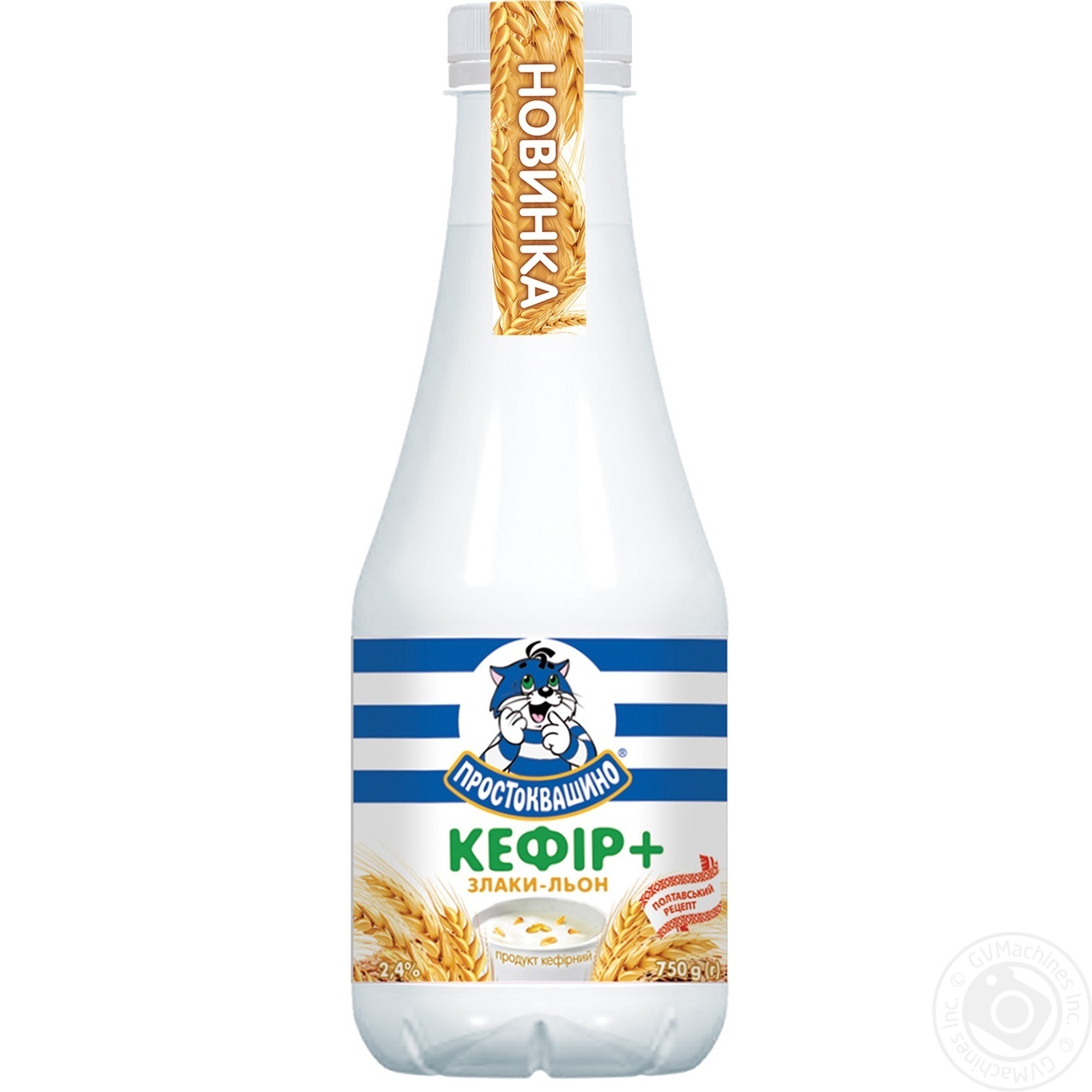 

Кефирный продукт Простоквашино Злаки-Лен 2,4% 750г