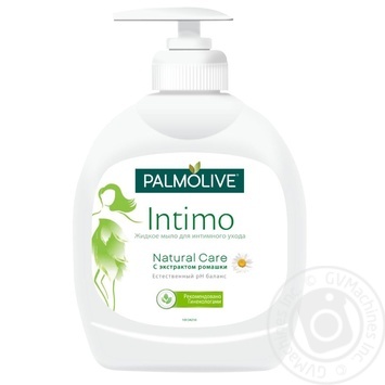 Рідке мило Palmolive Intimo Natural Care з екстрактом ромашки 300мл купити, ціни на МегаМаркет - фото 1