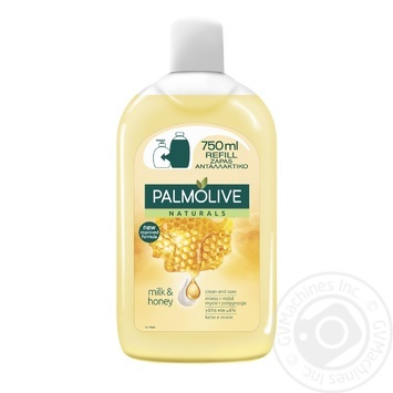 Рідке мило Palmolive Натурель Живлення Мед і Зволожуюче молочко 750мл купити, ціни на МегаМаркет - фото 1
