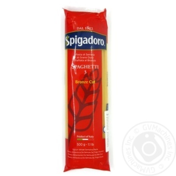 Макаронные изделия Spigadoro Spaghetti №3 500г купить, цены на МегаМаркет - фото 3