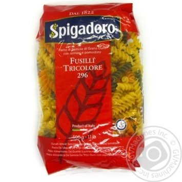 Макаронные изделия Spigadoro Fusilli tricolore 296 500г купить, цены на МегаМаркет - фото 3
