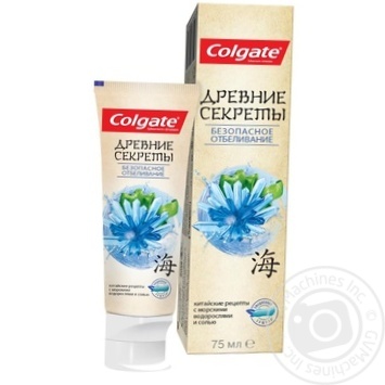 Зубна паста Colgate Plax Стародавні секрети Безпечне відбілювання 75мл купити, ціни на МегаМаркет - фото 4