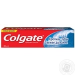 Зубна паста Colgate Міцні зуби і свіжий подих з фтором і кальцієм 100мл