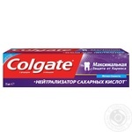 Зубная паста Colgate Максимальная защита от кариеса Нейтрализатор сахарных Кислот 75 мл