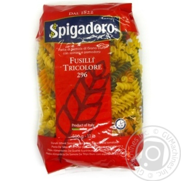 Макаронные изделия Spigadoro Fusilli tricolore 296 500г купить, цены на МегаМаркет - фото 4