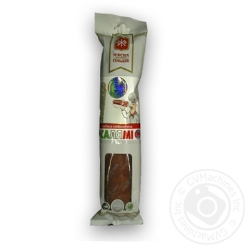 Myasna gildiya semi-smoked salami sausage 450g - buy, prices for MegaMarket - photo 1