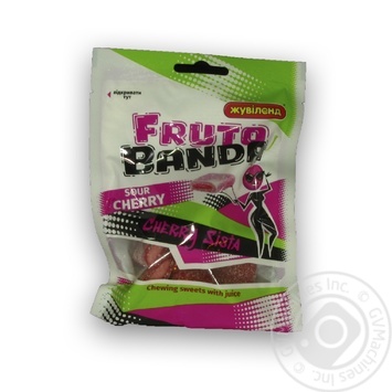 Zhuvilend Fruto banda cherry chewing candy 85g - buy, prices for MegaMarket - photo 2