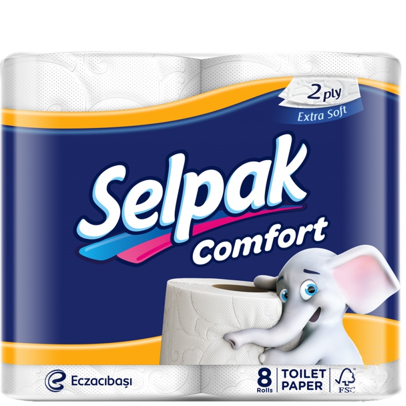 

Бумага туалетная Selpak Comfort белая 8шт