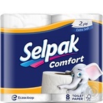 Папір туалетний Selpak Comfort білий 8шт