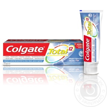Зубна паста Colgate total 12 професійне чищення 75мл купити, ціни на МегаМаркет - фото 8