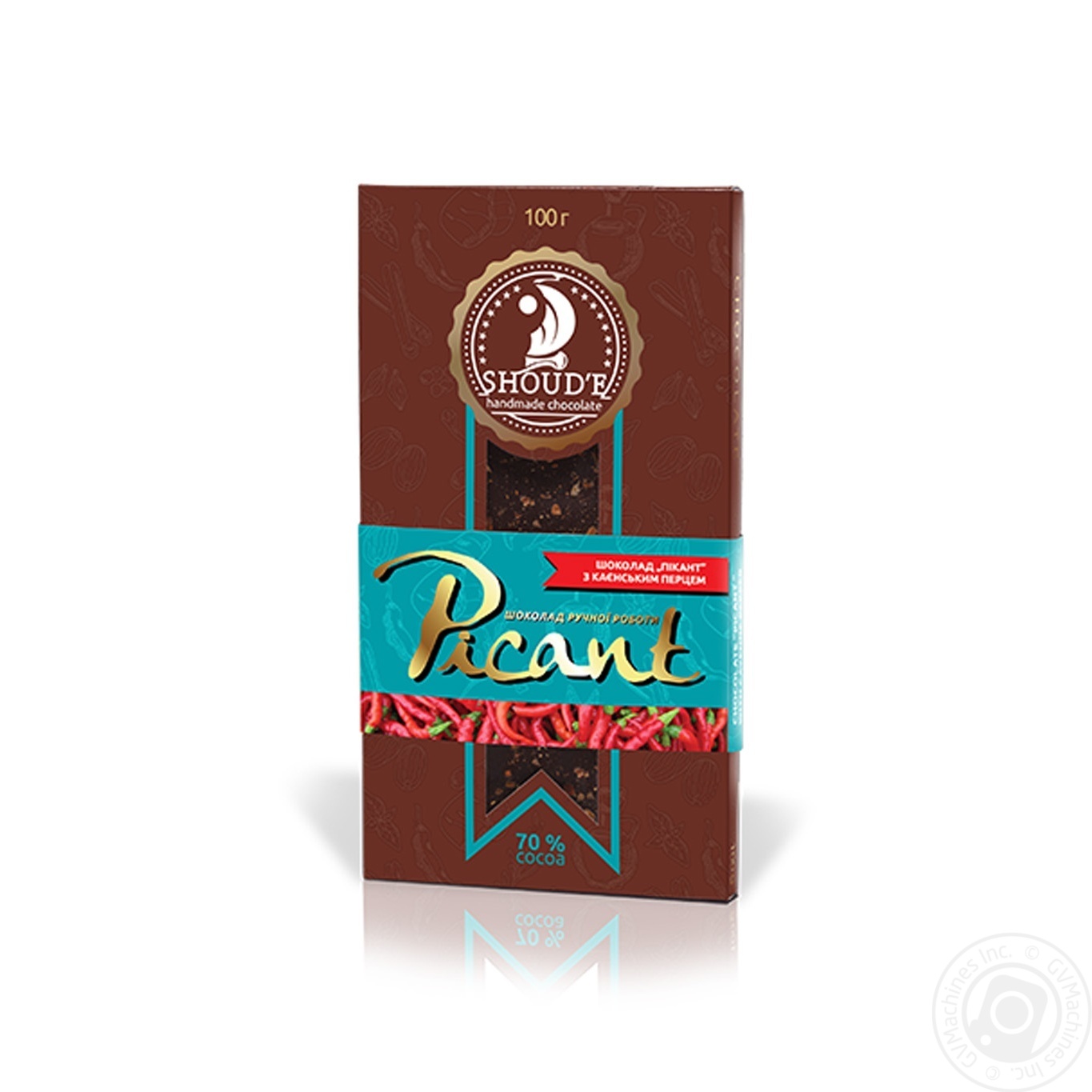 

Шоколад Shoud'e Picant черный с кайенским перцем 100г