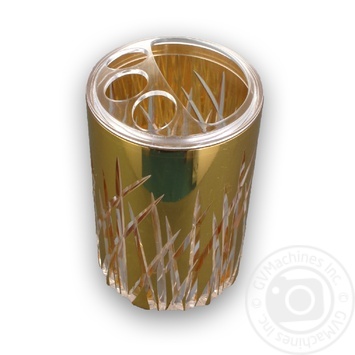 Склянка для зубних щіток Grass золота арт. A6118G купить, цены на МегаМаркет - фото 1