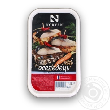 Fish herring Norven scandinavian style 180g - buy, prices for MegaMarket - photo 1