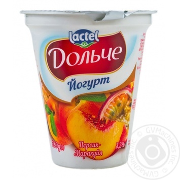 Йогурт Lactel Дольче Персик-Маракуйя 3,2% 280г купити, ціни на МегаМаркет - фото 5