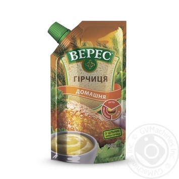 Гірчиця Верес домашня 140г купити, ціни на МегаМаркет - фото 1
