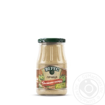 Veres Rosiysʹka hot mustard 190g - buy, prices for MegaMarket - photo 1