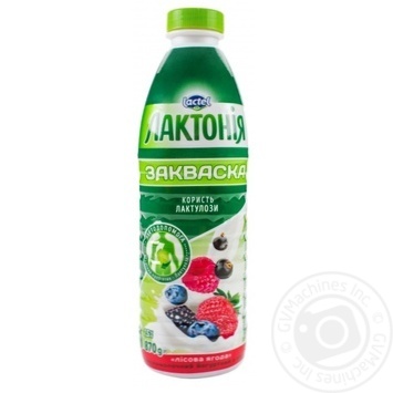 Lactonia zakwaska dairy yogurt  drink with wild berry 1,5% 870г - buy, prices for MegaMarket - photo 1