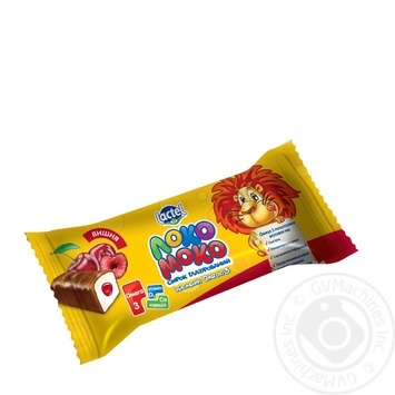 Lactel Loko Moko With Cherry Jam In Glaze Cottage Cheese 15% - buy, prices for MegaMarket - photo 1