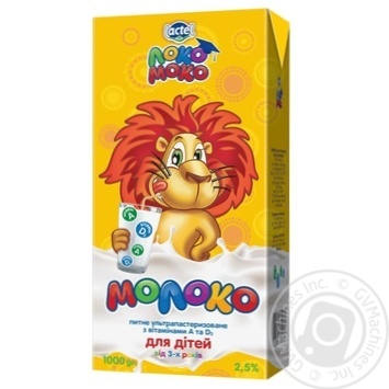 Lactel Loko moko from 3 months milk 2.5% 1000g - buy, prices for MegaMarket - photo 1