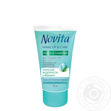 Гель для вмивання Novita Make Up&Care Anti-Pollution Ефект 150мл купити, ціни на МегаМаркет - фото 1