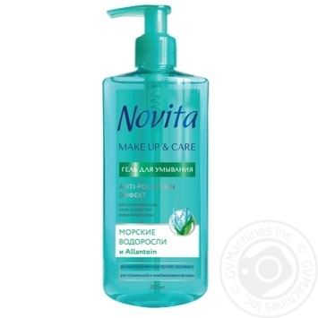 Гель для умывания Novita Make Up&Care Anti-Pollution Эффект 200мл купить, цены на МегаМаркет - фото 1