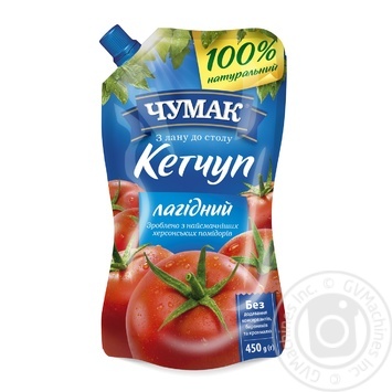 Кетчуп Чумак Лагідний 450г купити, ціни на МегаМаркет - фото 1