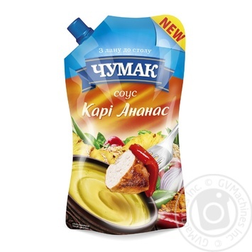 Соус Чумак Карри Ананас 200г купить, цены на МегаМаркет - фото 1