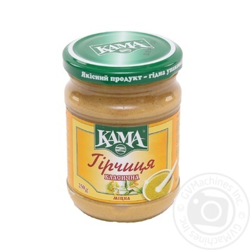 Гірчиця Кама Класична 250г купити, ціни на МегаМаркет - фото 1