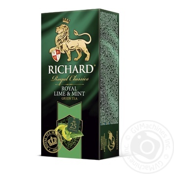Richard Royal Lime&Mint green tea 25pcs*2g - buy, prices for MegaMarket - photo 3