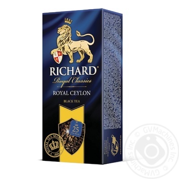 Richard Ceylon black tea 25pcs*2g - buy, prices for MegaMarket - photo 3