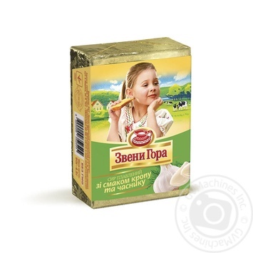 Zveni Gora With Dill And Garlic Taste Processed Cheese 90g - buy, prices for MegaMarket - photo 1