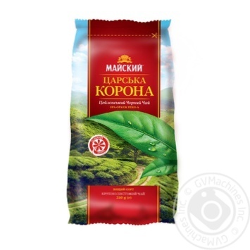 Чай чорний Майский Царська Корона 250г купити, ціни на МегаМаркет - фото 1