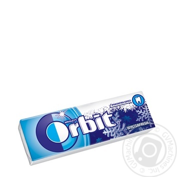 Жувальна гумка Wrigley's Orbit Winterfresh без цукру зі смаком ментолу 13.6г купити, ціни на МегаМаркет - фото 1