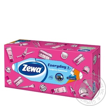 Napkins Zewa World of birds paper 100pcs in a box - buy, prices for MegaMarket - photo 4