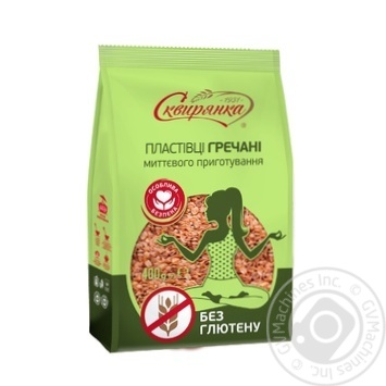 Skviryanka without gluten quick-cooking buckwheat flakes 400g - buy, prices for MegaMarket - photo 1