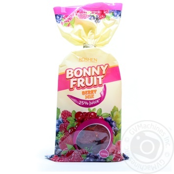 Цукерки желейні Roshen Bonny-Fruit ягідний мікс 200г купити, ціни на МегаМаркет - фото 1