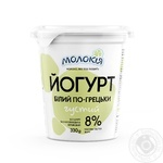 Йогурт Молокія білий по-грецьки густий 8% 330г
