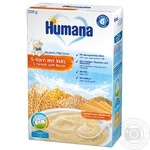 Каша молочна Humana 5 злаків з печивом суха 200г