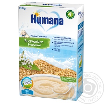 Каша молочна Humana гречана 200г купити, ціни на МегаМаркет - фото 1