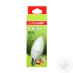 Лампа EUROLAMP LED Candel 8W E14 3000K