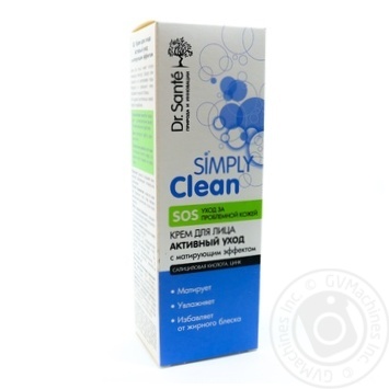 Крем Dr.Sante д/обличчя Simply Clean 50мл х15 купить, цены на МегаМаркет - фото 1