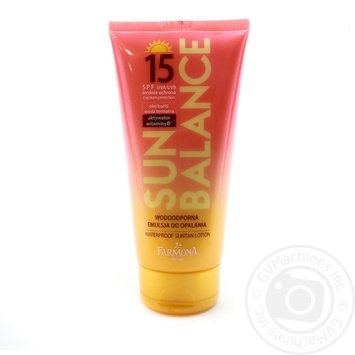 Лосьон Sun Balance сонцезахисний для засмаги SPF15 150мл х12 купить, цены на МегаМаркет - фото 1